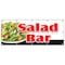 Signmission SALAD BAR BANNER SIGN dressing restaurant buffet salad vegetables B-120 Salad Bar - alternate 1